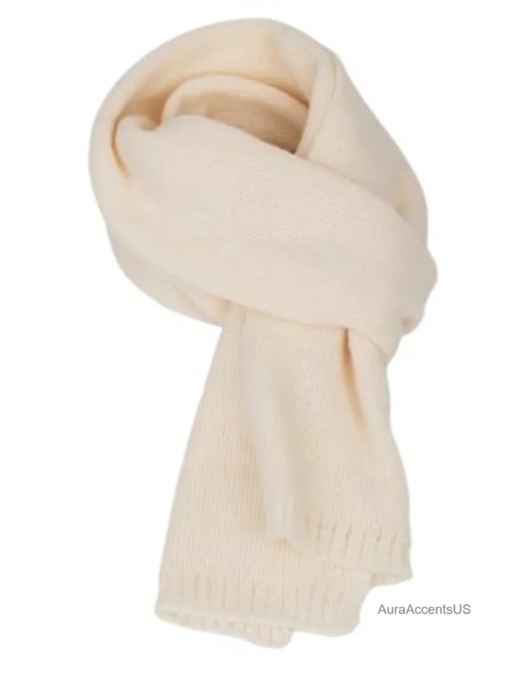 Women's Winter Wool Scarf Chunky Cable Knit Wrap Thick Warm Long Scarf Soft